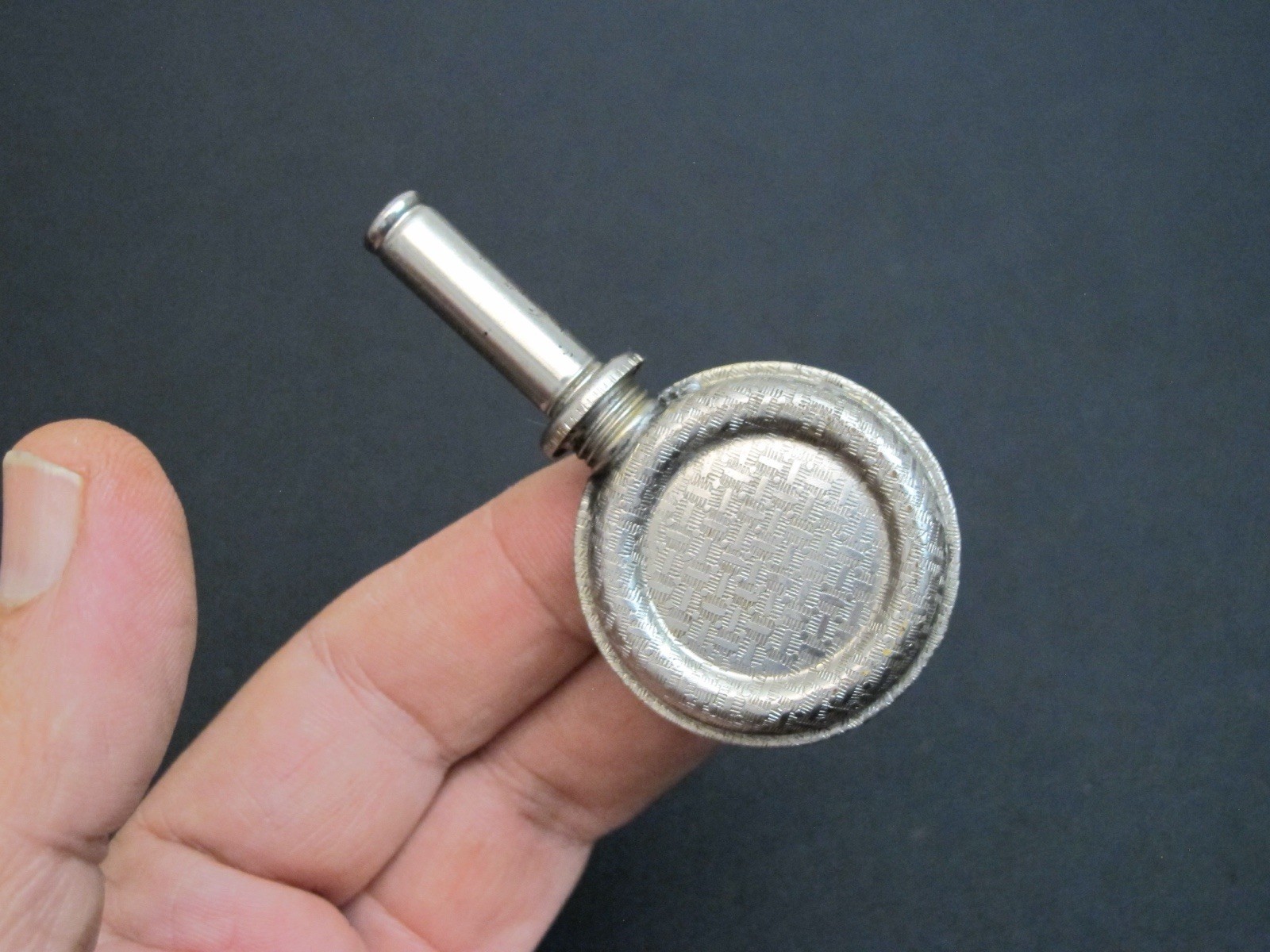 Unusual Small/Tin Vtg Sewing Machine Thump Pump Oil Can/Oiler Antique/Rare Tool