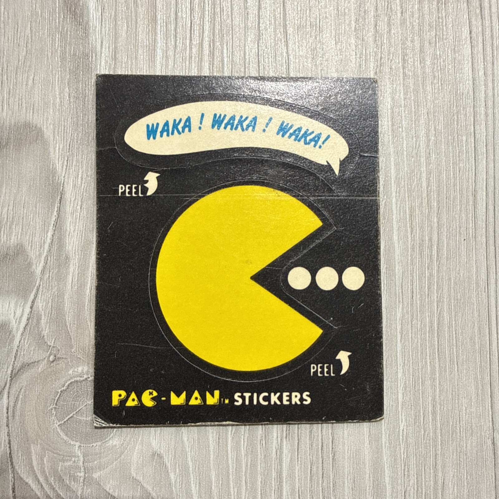 Waka Waka Waka - 1980 Fleer PAC-MAN Stickers #1 No Eyes