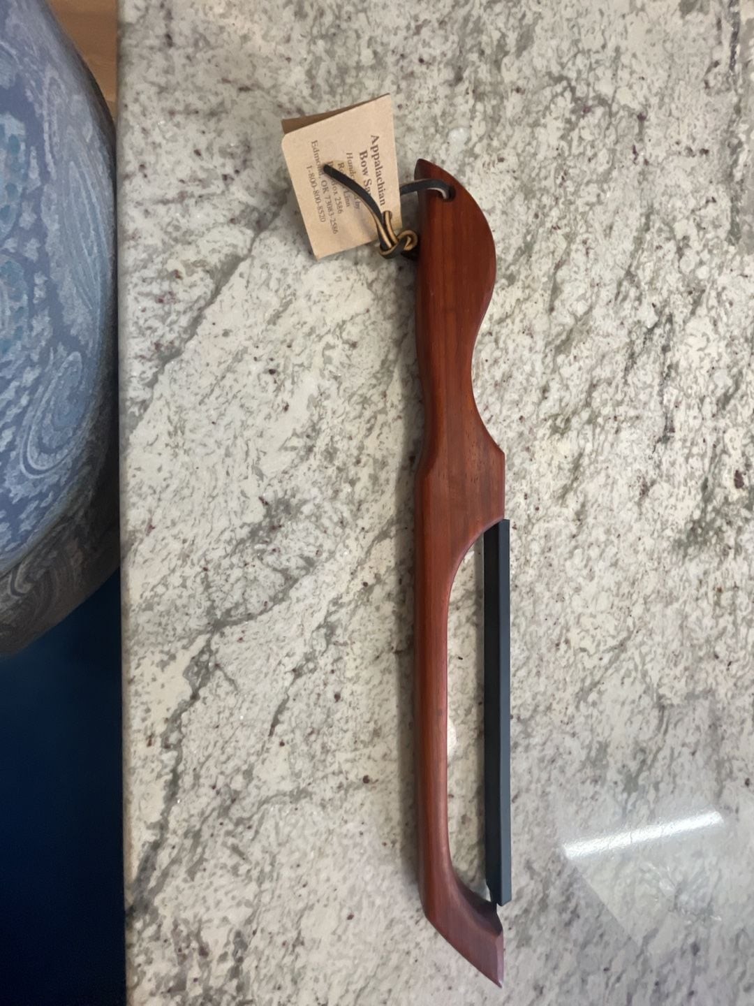 Robert Linn Appalachian Bow Saw Bread Knife Handcrafted Wood