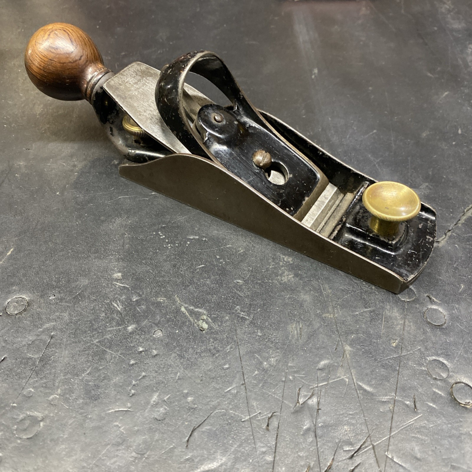 Stanley Bailey adjustable Mouth 9 3/4 Tail Handle Block Plane