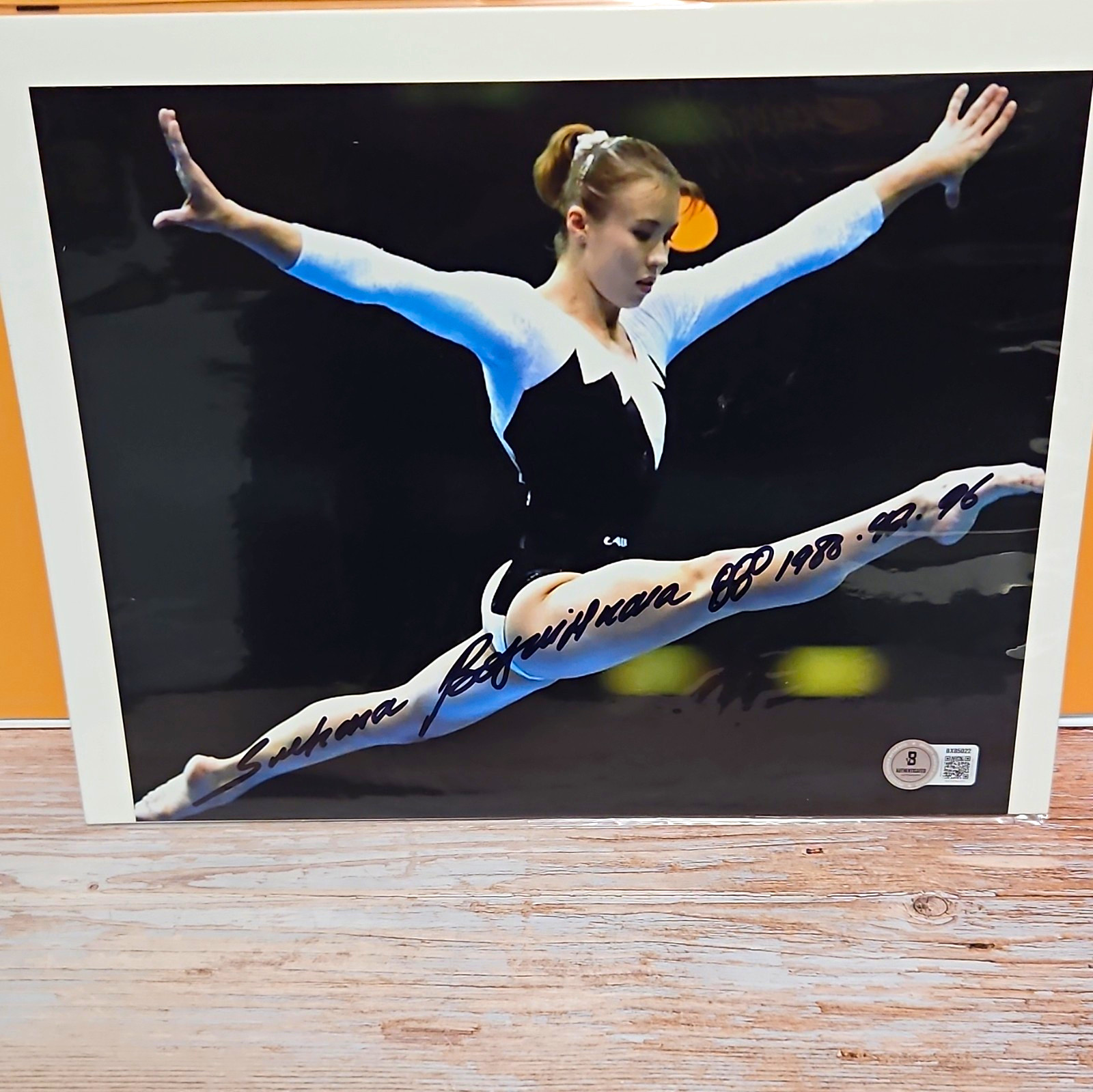 Svetlana Boginskaya Gymnastics Signed Photo Beckett Authenticated