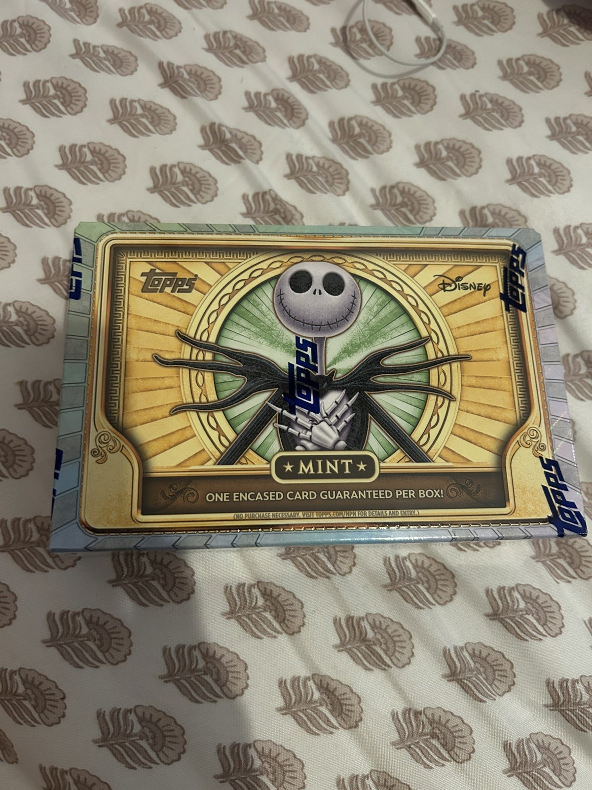 2026 NYCC Topps Disney MINT Jack Sealed Skellington Trading Card Box