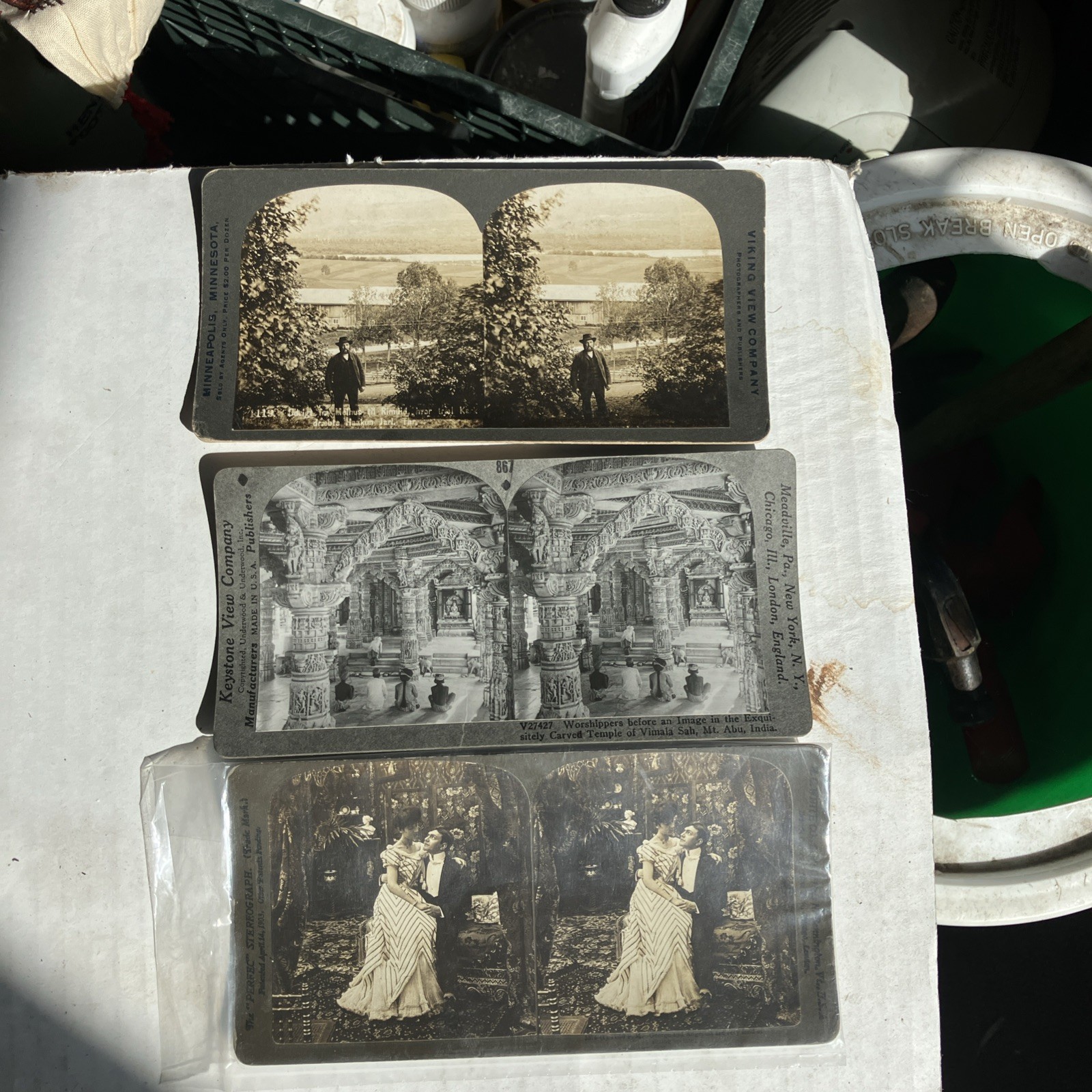antique stereo view cards