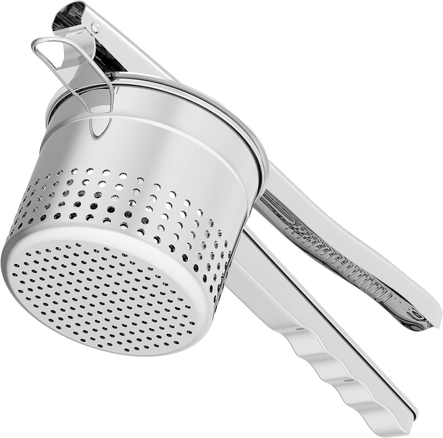 Potato Ricer Masher Large 15Oz Heavy Duty Stainless Steel Ergonomic Handle