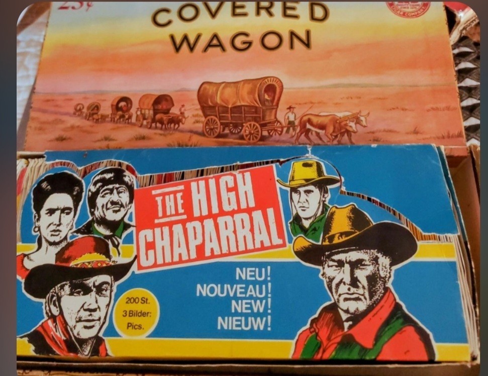 1971 HIGH CHAPARRAL FULL WAX BOX INC. 200+ UNOPENED WAX PACKS IMPOSSIBLY RARE
