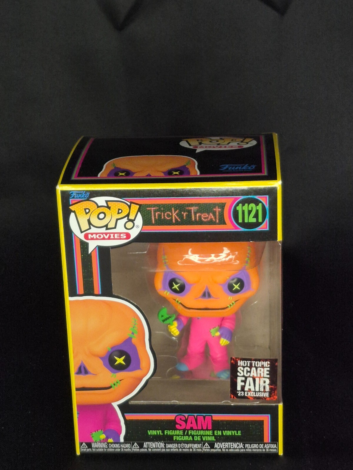 Funko Pop Vinyl Sam #1121 Trick \'r Treat Hot Topic Scare Fair Exclusive