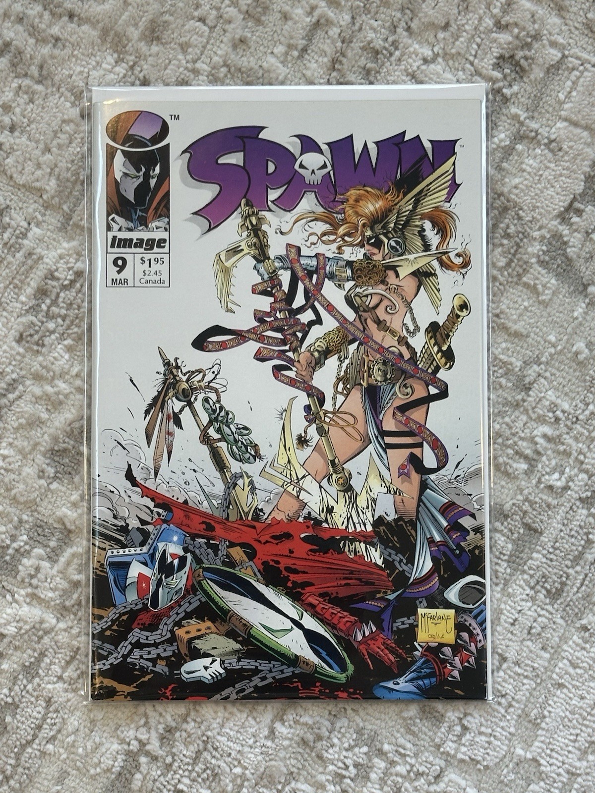 Spawn #9 Todd McFarlane Productions Comic Book 1st Appearance of Angela NM 1993