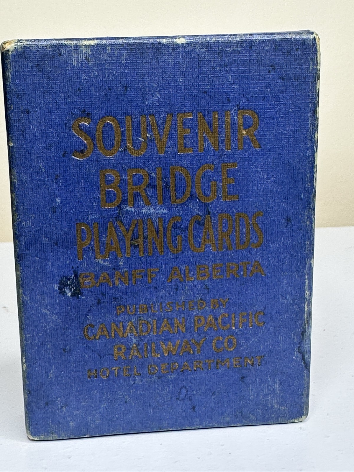 Vintage Canadian Pacific Banff Alberta Souvenir Bridge Playing Cards Deck Canada