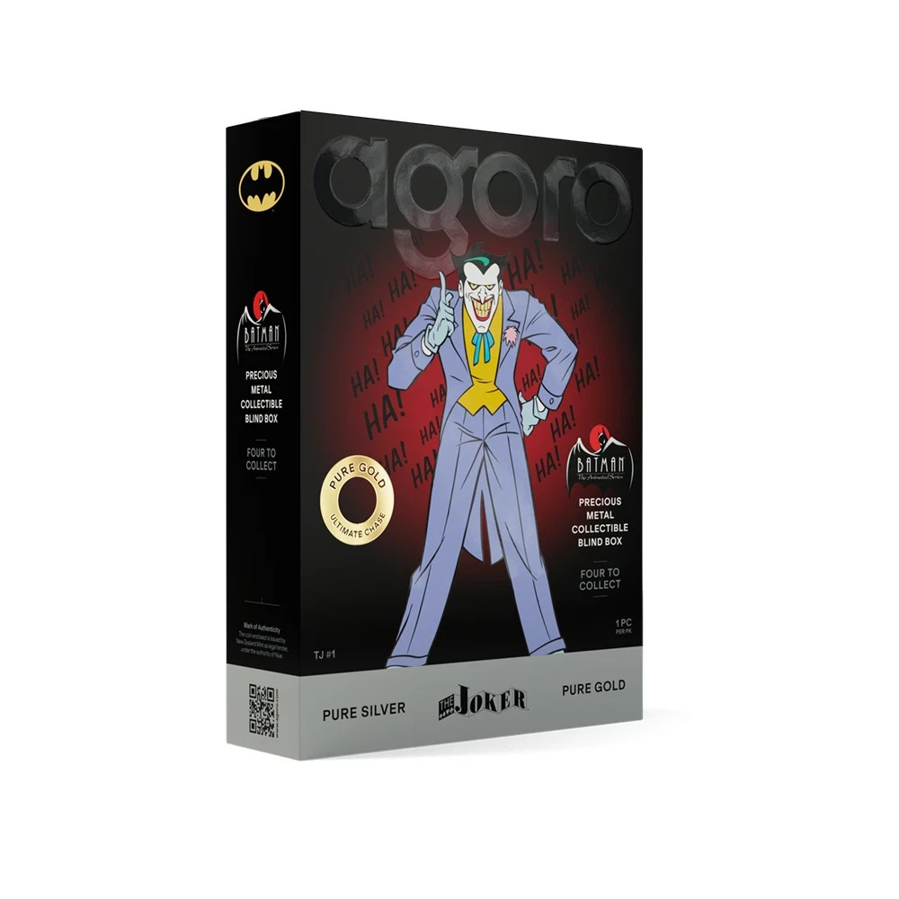 2026 Agoro BATMAN ANIMATED SERIES The Joker 1/2 oz Coin Silver SEALED Blind Box