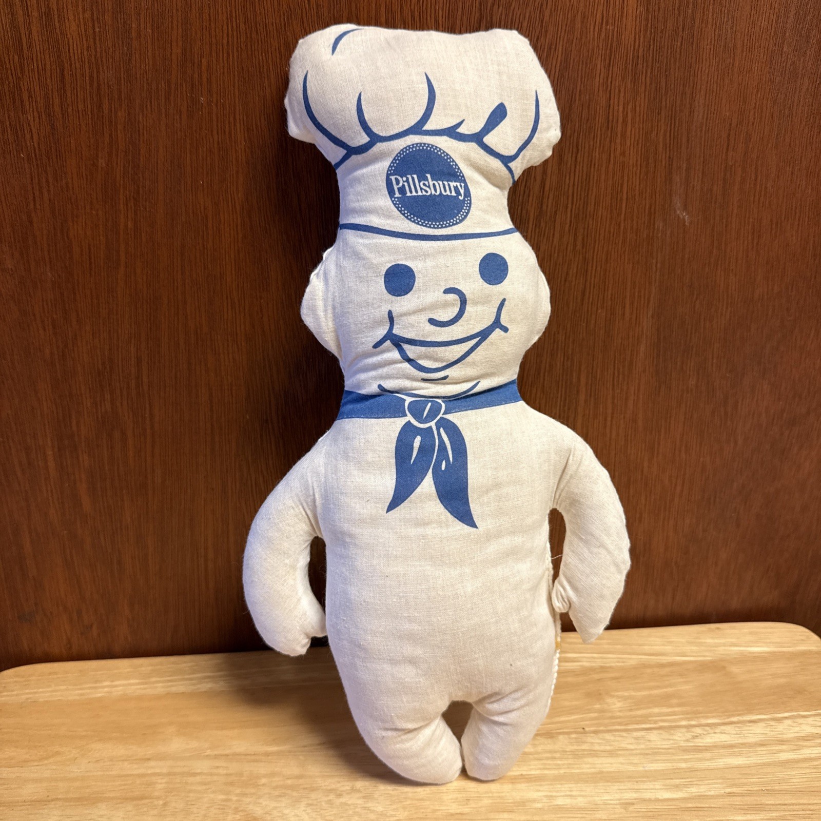 Vintage 1970s Pillsbury Doughboy Stuffed Cloth Doll Advertising Promo Plush