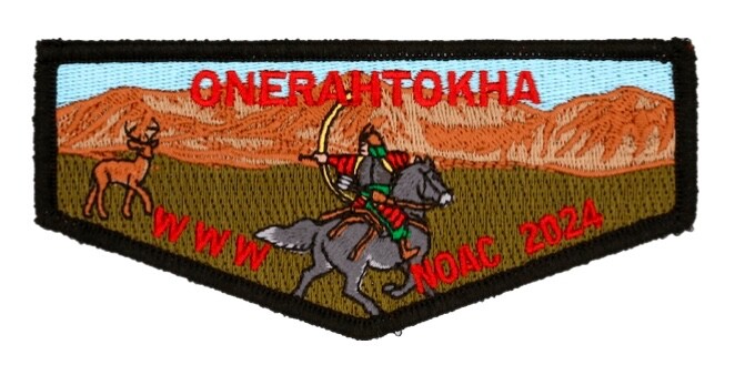 NEW OA LODGE ONERAHTOKHA 297 BSA SHENANDOAH 2024 NOAC HORSE FF S1 FIRST FLAP