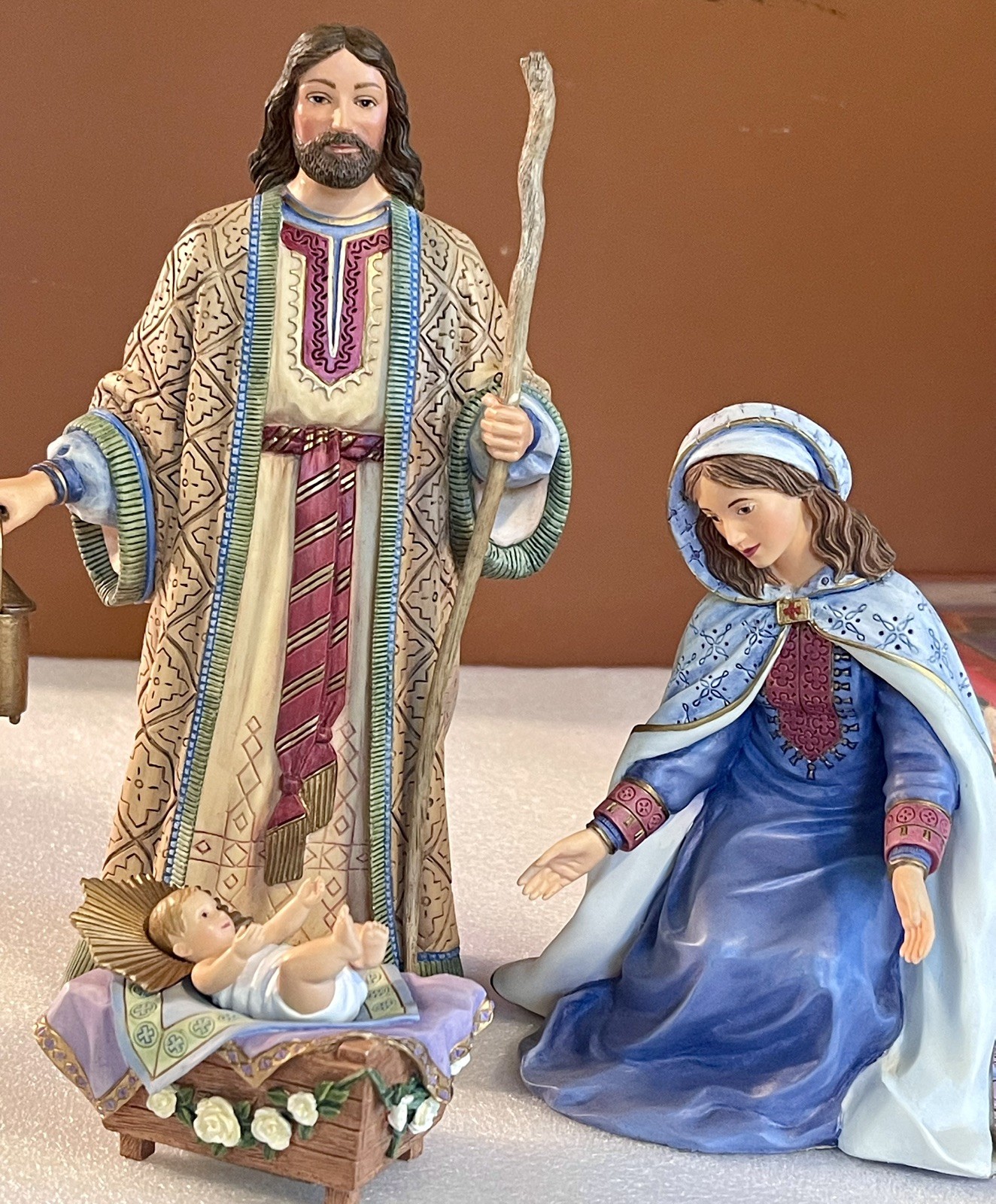 Lenox Miracle in Bethlehem Holy Family Figurine Set 