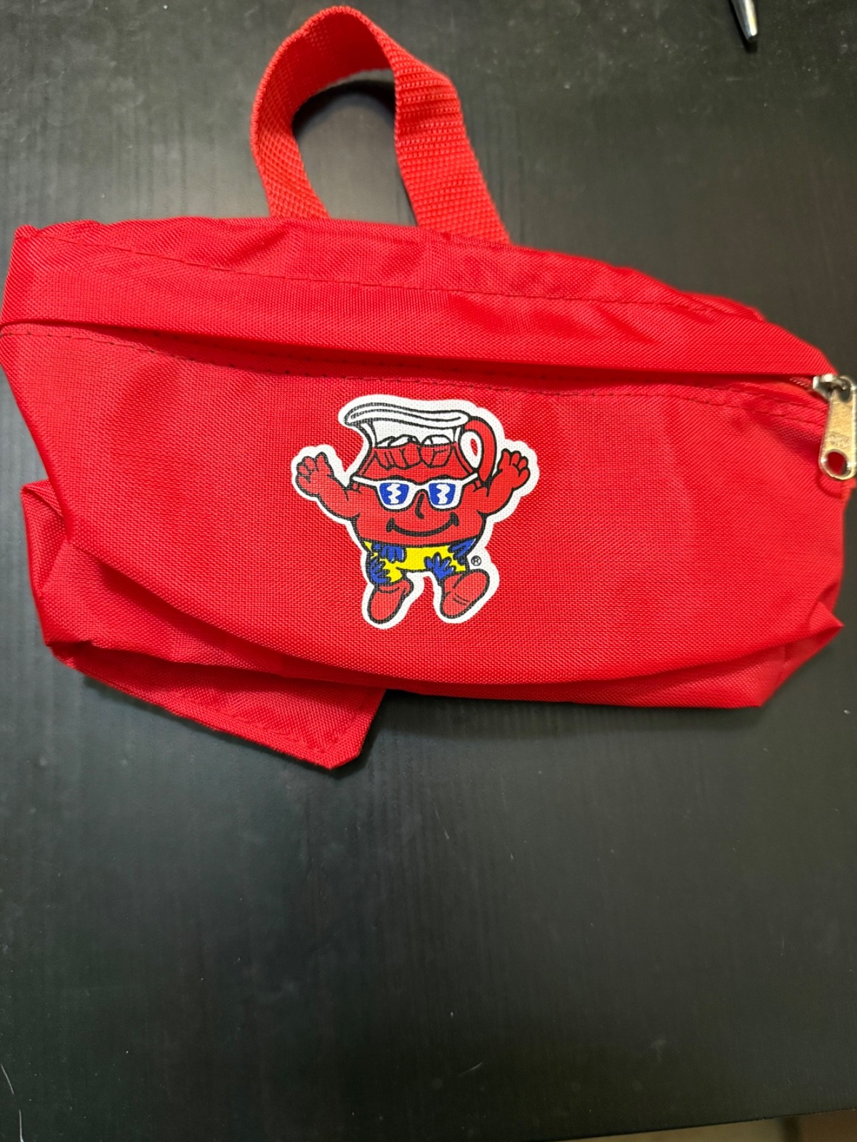Rare Vintage 1990\'s Kool-Aid Man Fanny Pack Red Custom Fun Vtg Fanny Packs
