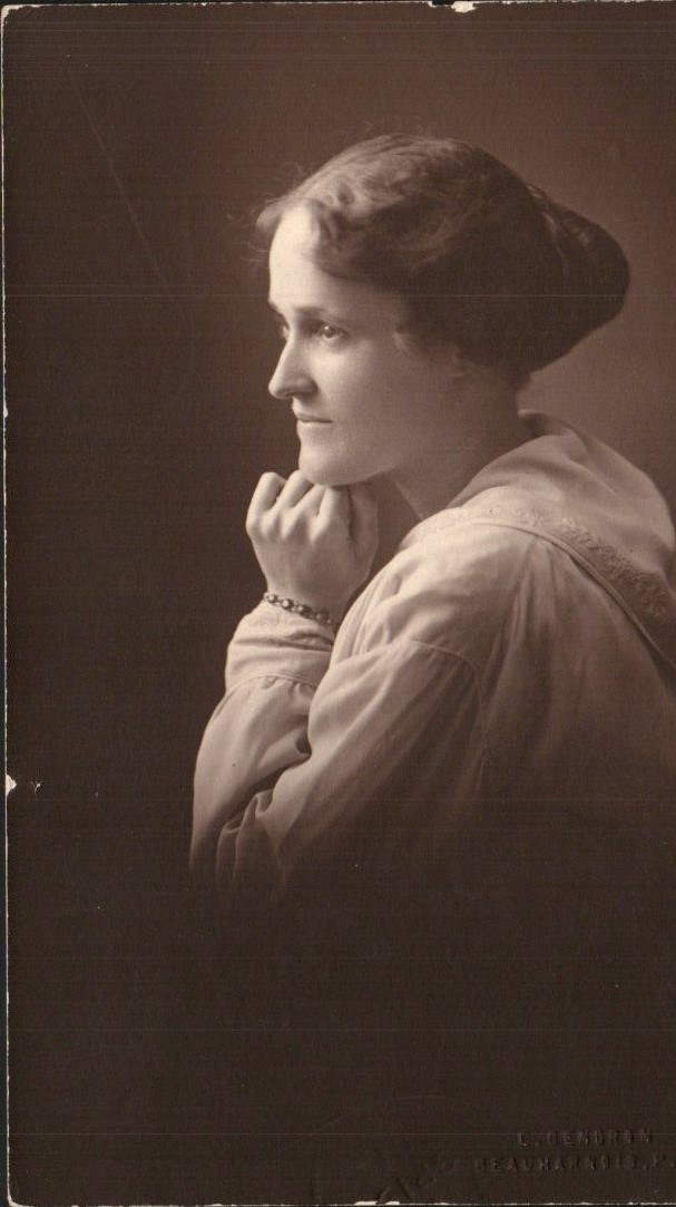 Beauharnois Quebec - Studio Portrait of a Woman RPPC - Antique Postcard c. 1915