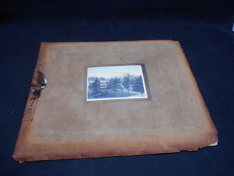 Vintage Antique Chas Elliot 1909 Lehigh University Leather Campus Views Book