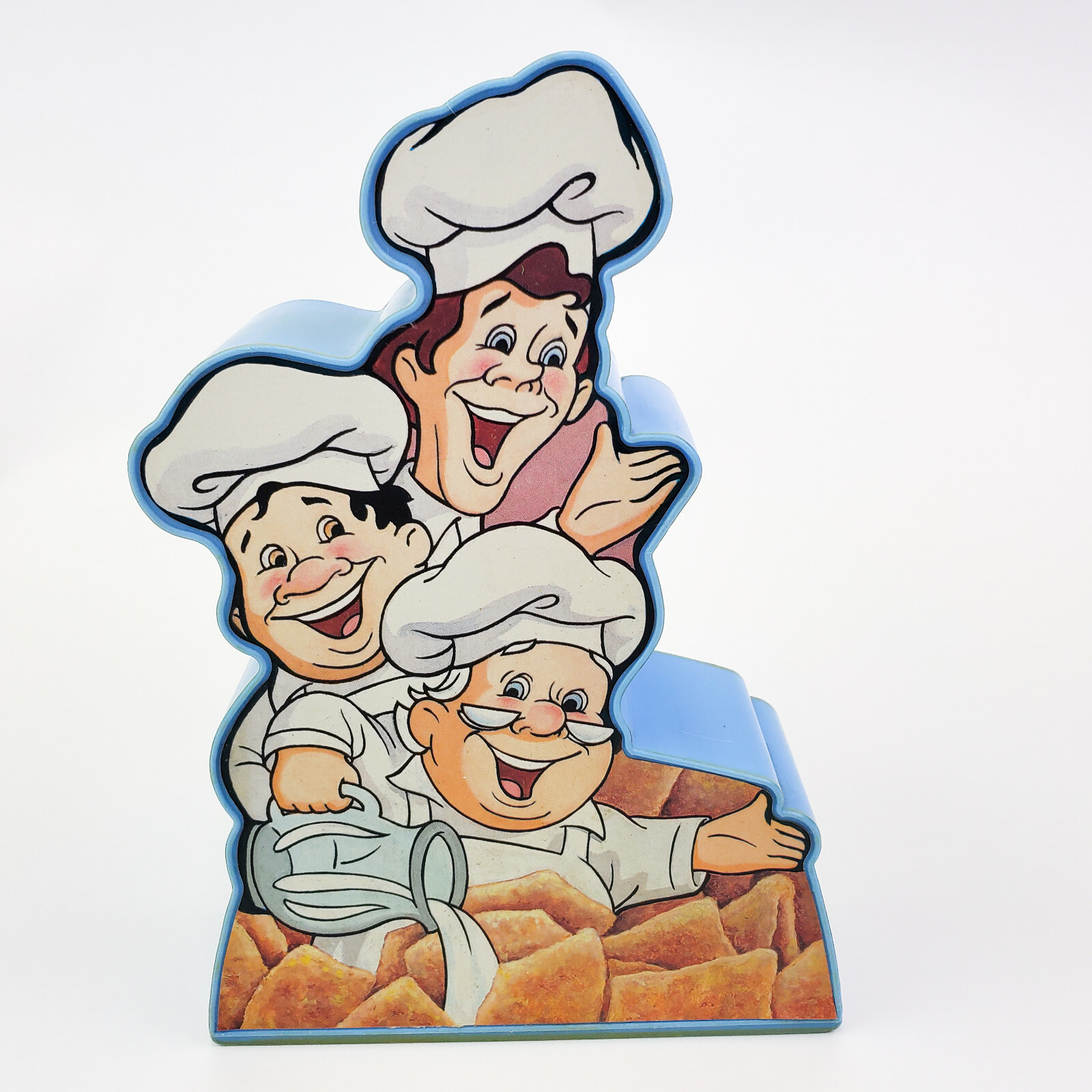 Vintage 1988 Rice Krispies Snap Crackle Pop Cereal Bank General Mills Plastic