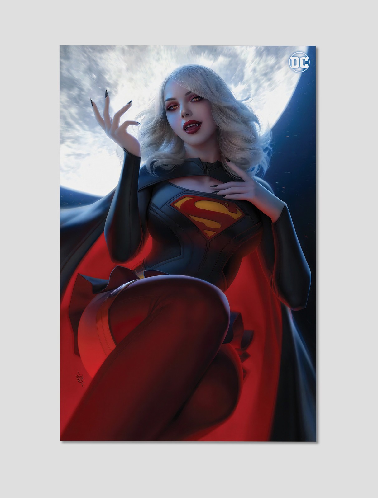 DC vs. Vampires #2 Supergirl Premium Print Poster 11x17 DC Wall Art