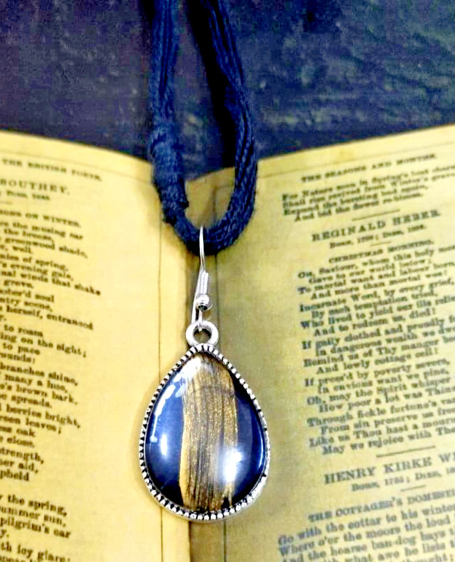 MOST POWERFUL WEALTH RICHNESS Powerful BLACK SNAKE STONE PENDANT