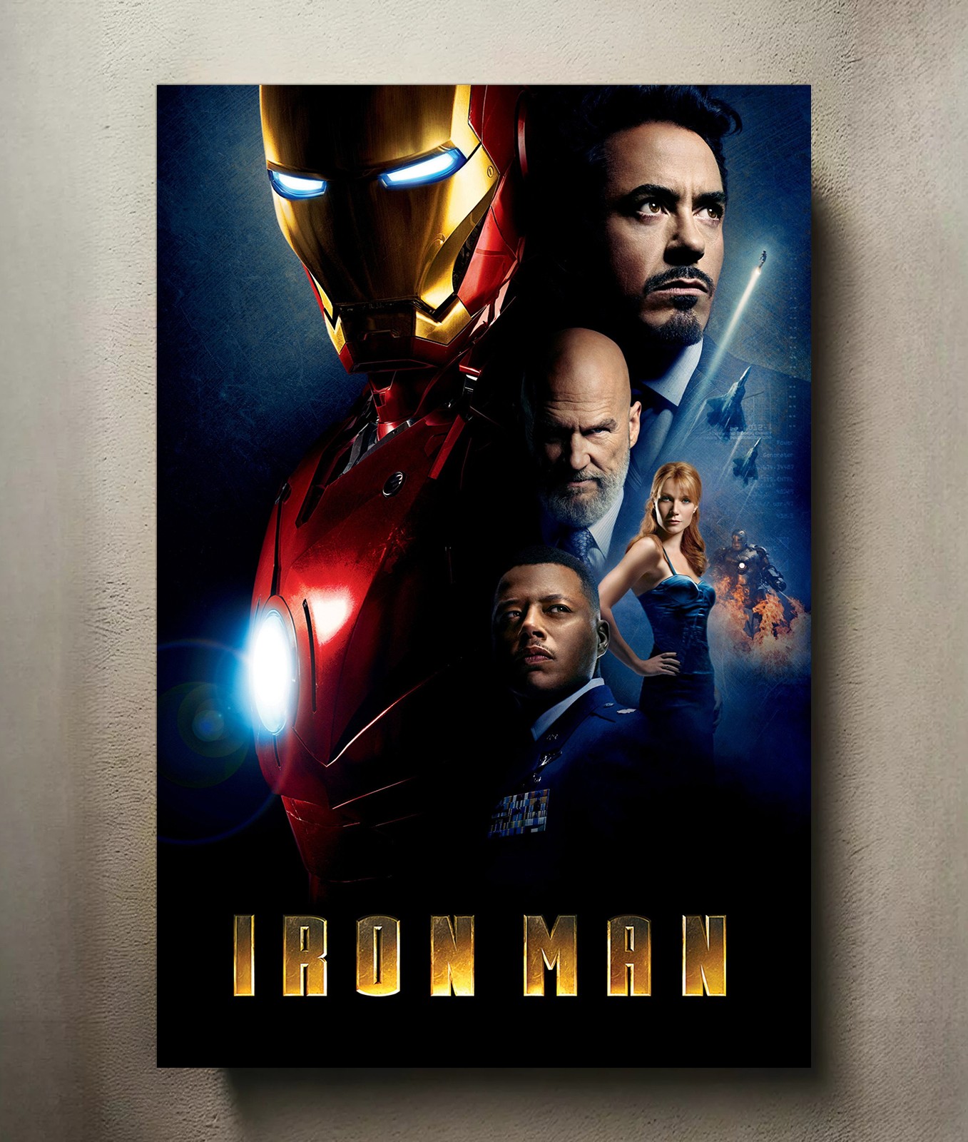 Iron Man 8x12 Metal Movie Poster Sign