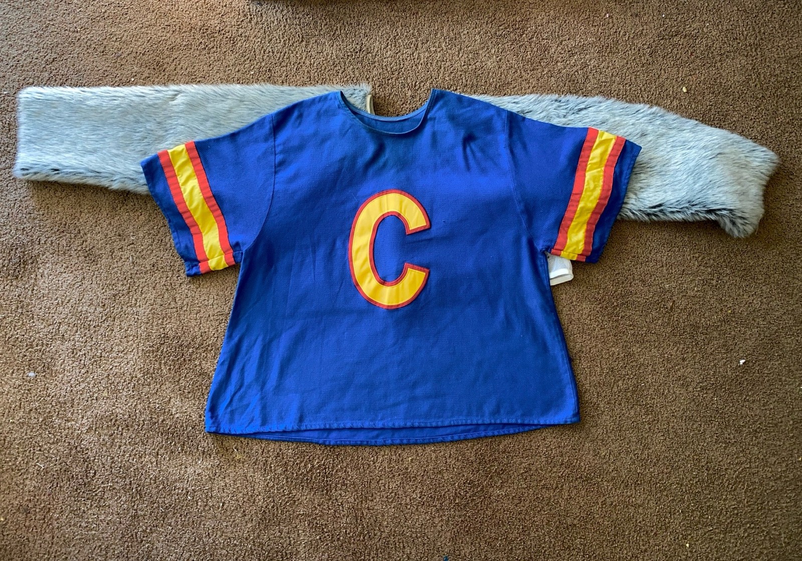 Chuck E Cheese Walkaround Costume RARE Vintage Cool Chuck 1990s Shirt & Arms