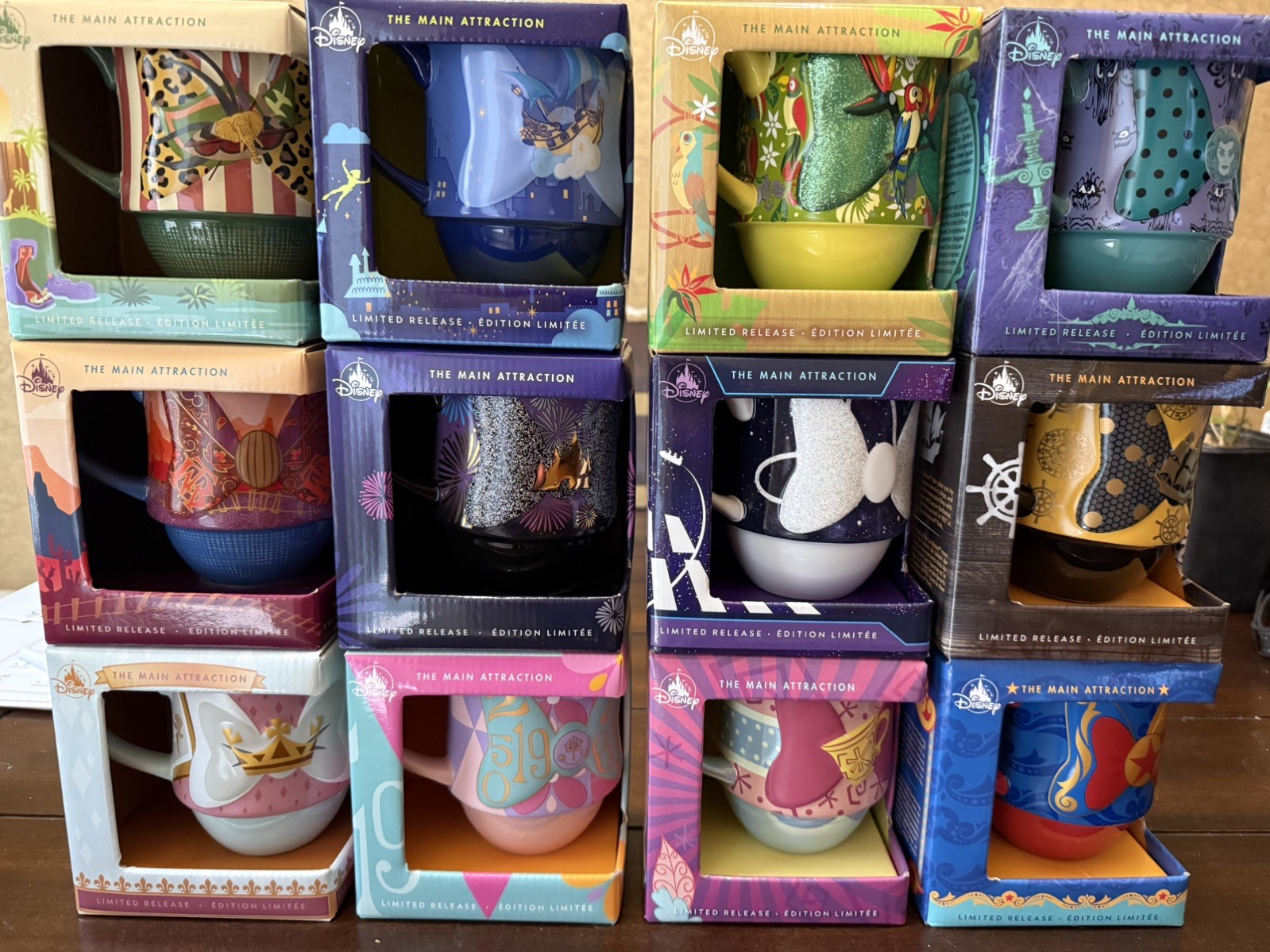 Disney’s Minnie Mouse Main Attraction limited edition mugs full set of 12