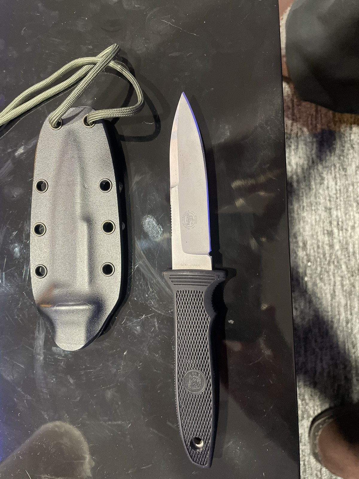 Bob Terzuola Design Gryphon Tactical Combat Fixed Blade Knife, Kydex Sheath