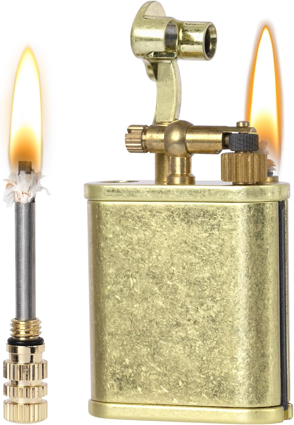 Vintage Trench Lighter, Permanent Match, Cool Pipe Lighter for Men
