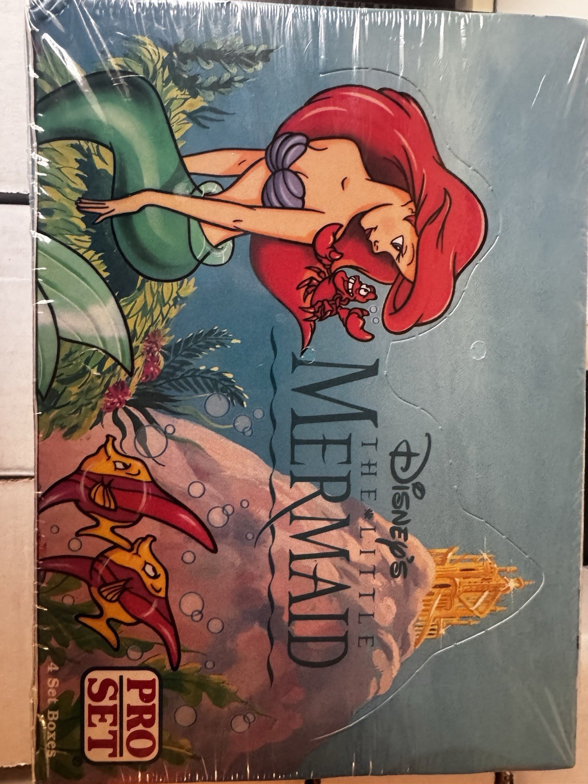 Walt Disney’s “The Little Mermaid” Story Card (4) Gift Set Boxes by Pro Set \'92