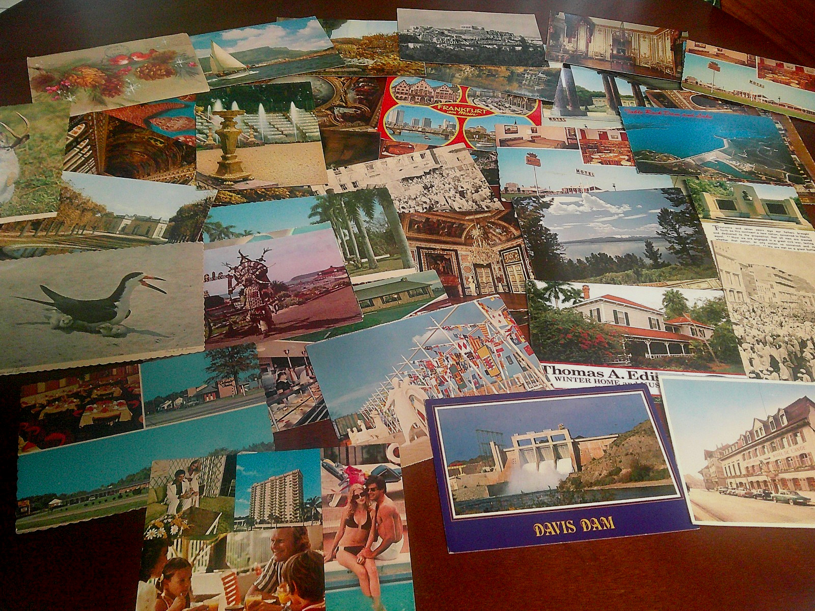 50 Vintage 4x6 Postcards Lot -Unposted Posted Mixed Assorted Old Travel Views