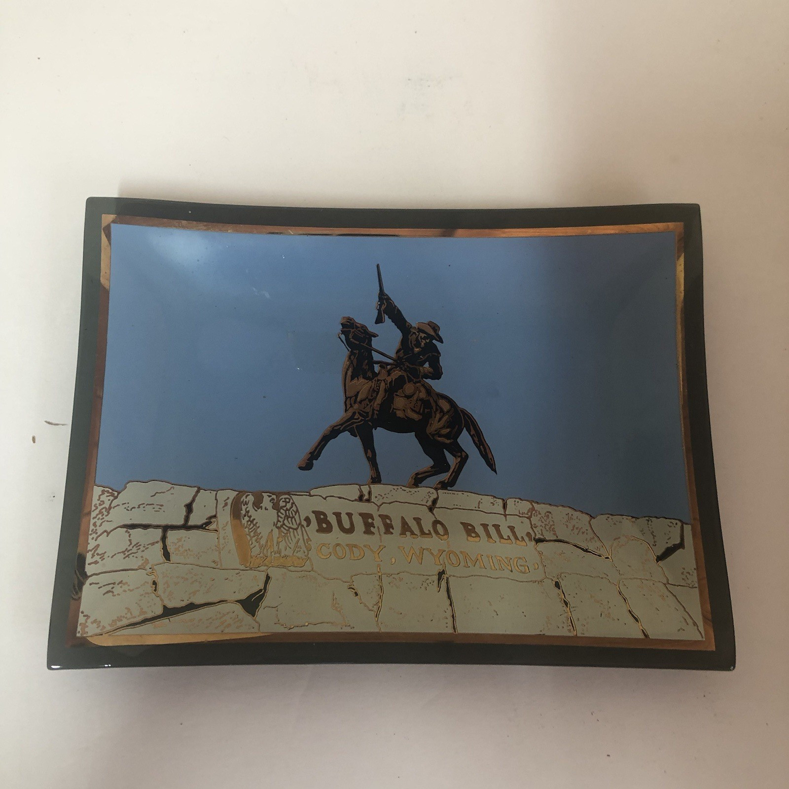 Buffalo Bill Cody, Wyoming Vintage Ashtray