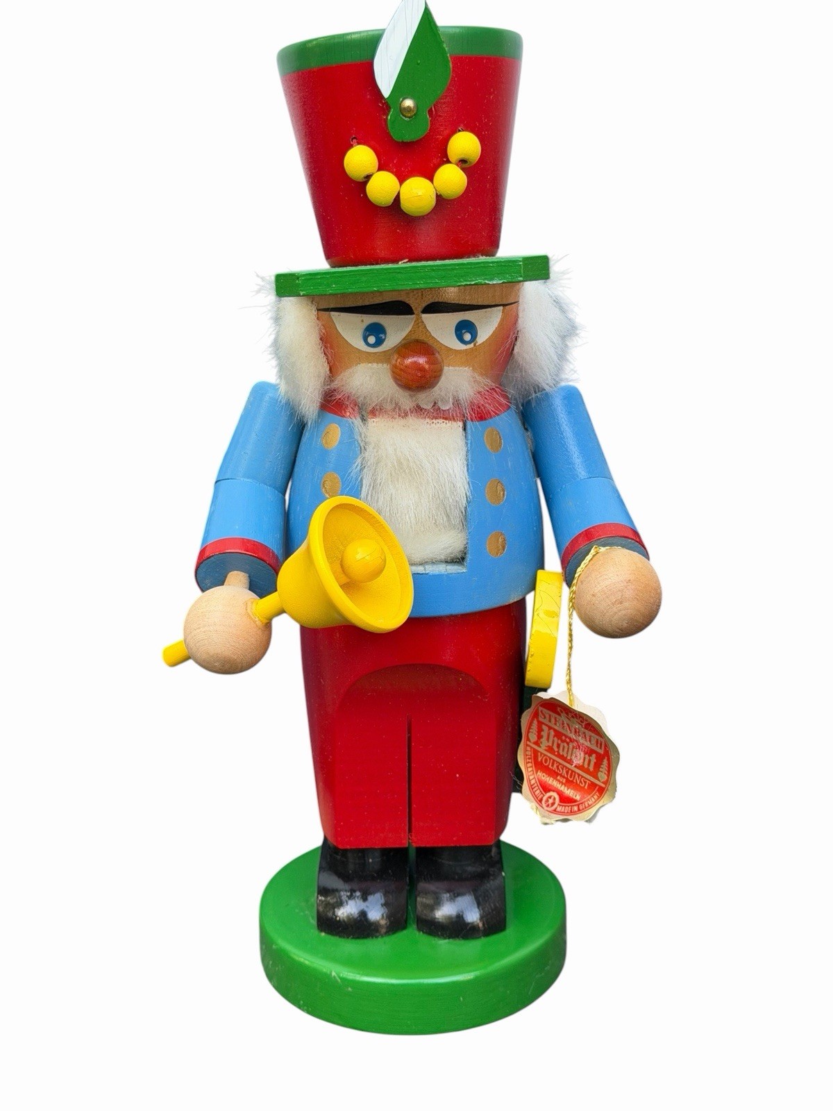 RARE Steinbach Nutcracker Town Cryer Junior Signed In Original Box