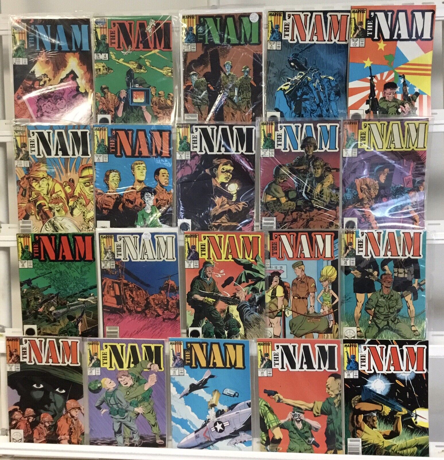 Marvel Comics The Nam - Lot of 20 (1986,1987,1988)