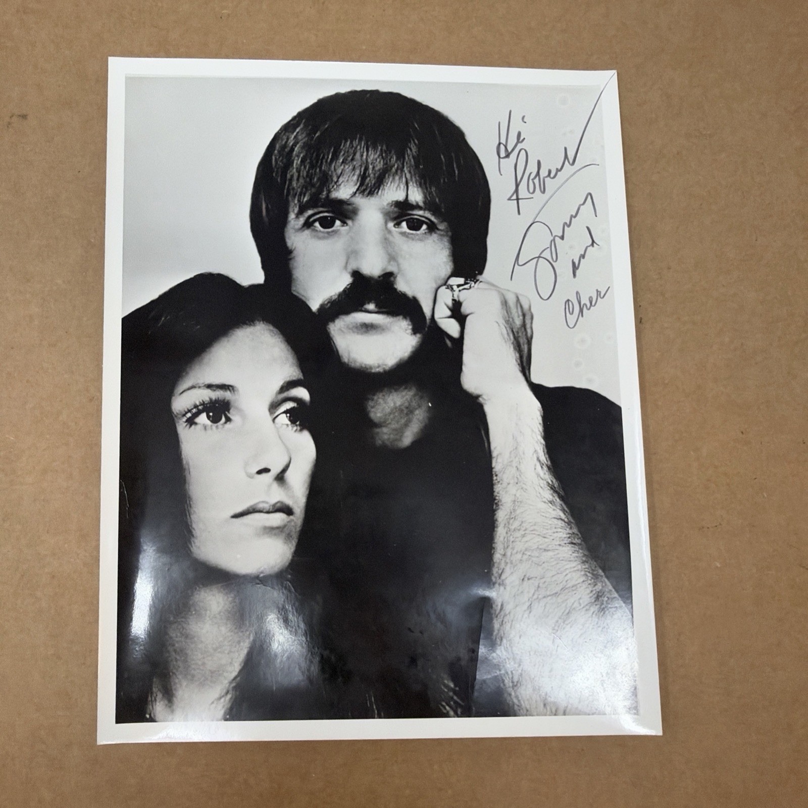 Vintage Sonny & Cher Signed Letters Autographed Photo Original Fan Mail Archive