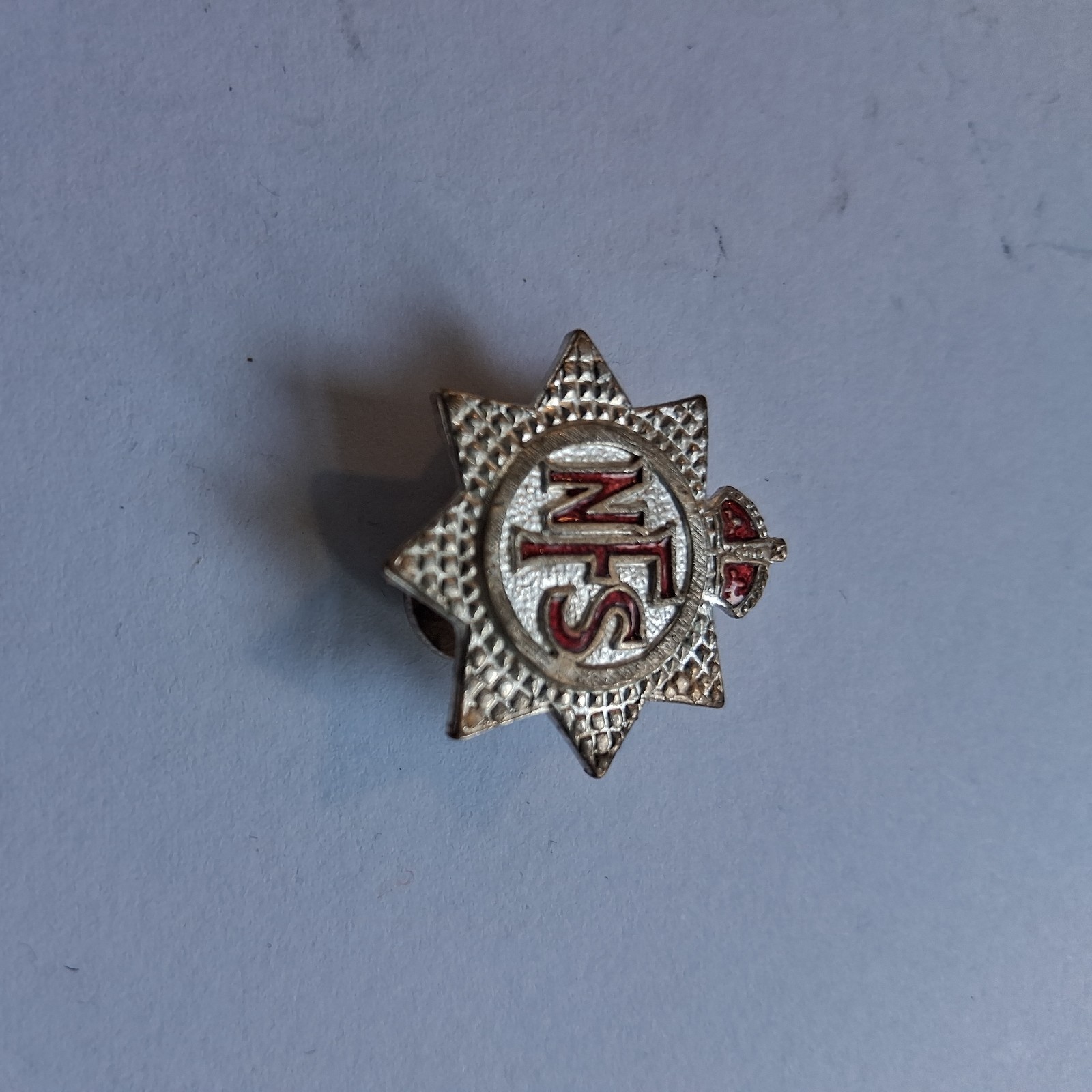 Vintage  WW2 NFS National Fire Service Badge