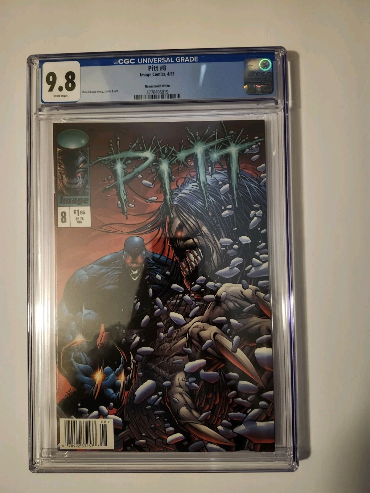 PITT #8 Rare NEWSSTAND CGC 9.8 WP   IMAGE COMICS - 