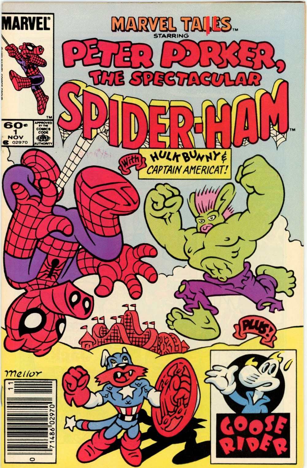 Marvel Tails #1 1983 Marvel Comics VF/NM Comic Book 1st App Spider-Ham
