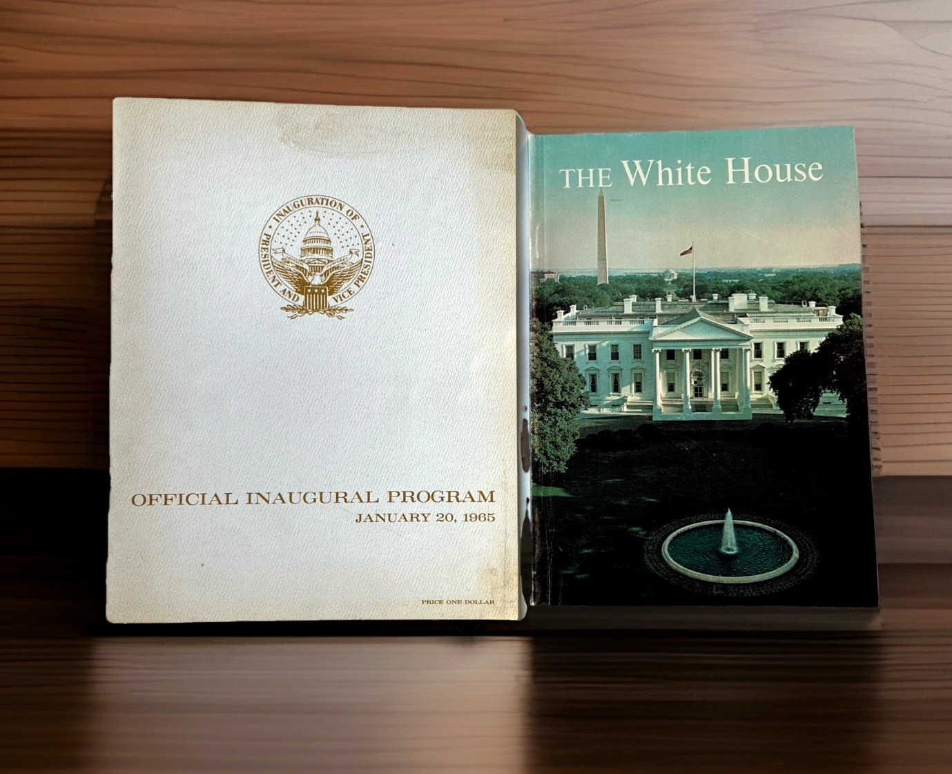 1965 Official LBJ Inauguration Program 1963 The White House (History) JFK Book