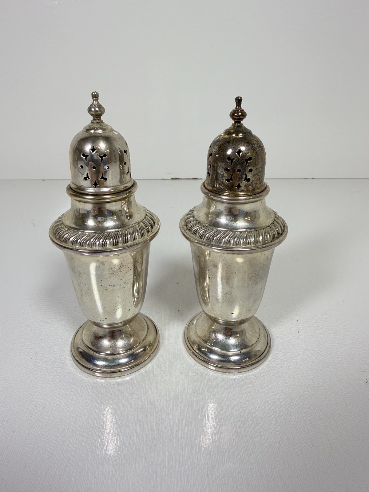 Vintage Gorham Sterling Silver Salt & Pepper Shaker Pair #759 73.7g