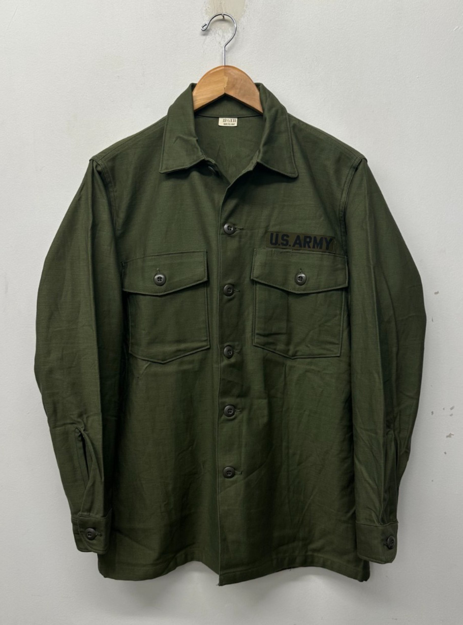 NOS OG-107 Fatigue Shirt, Size 15 1/2 x 33, Dated 1969, US Army, W-57