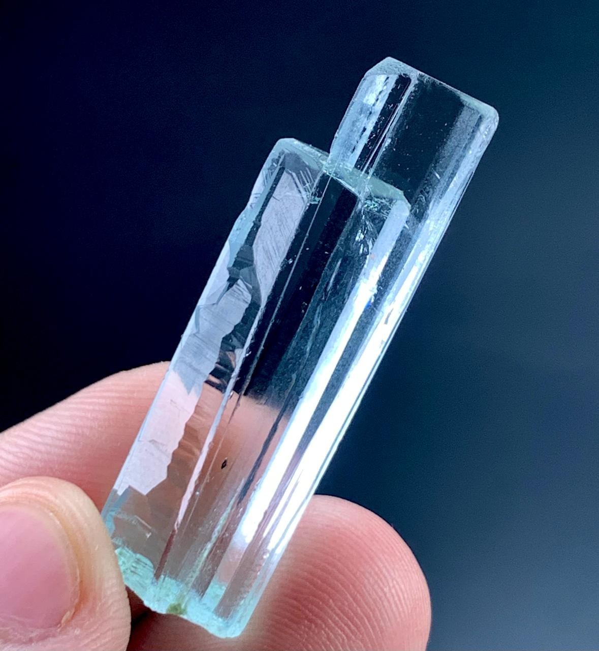 32 Carat Aquamarine Crystal Specimen From Pakistan 