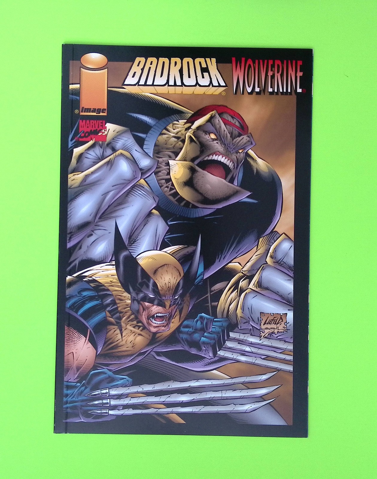 Badrock/Wolverine #1b One-Shot 1996 Image Comics Variant Higher Grade B164-150