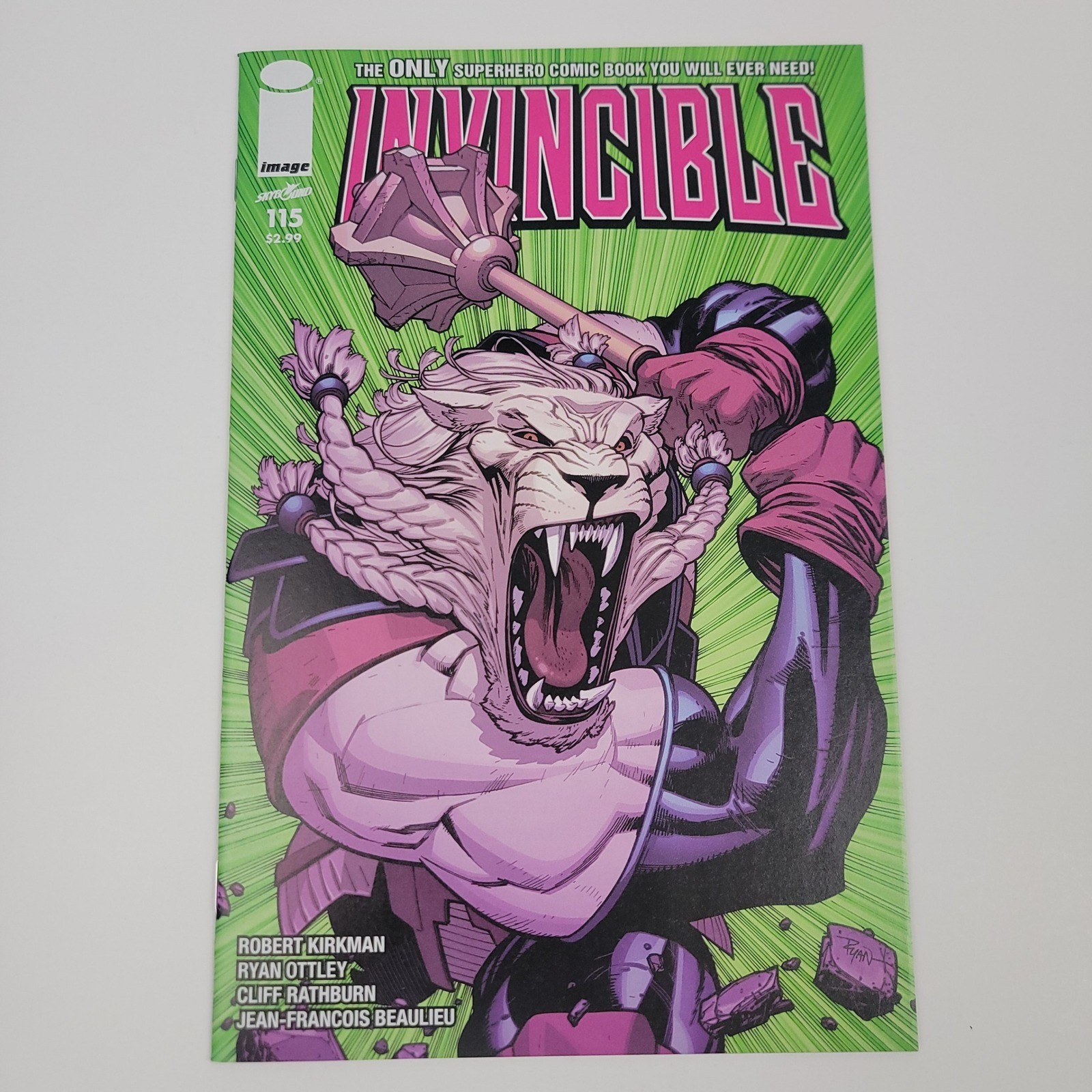 Invincible #115 1st Battle Beast Cover Image Comics Skybound Kirkman (2014)