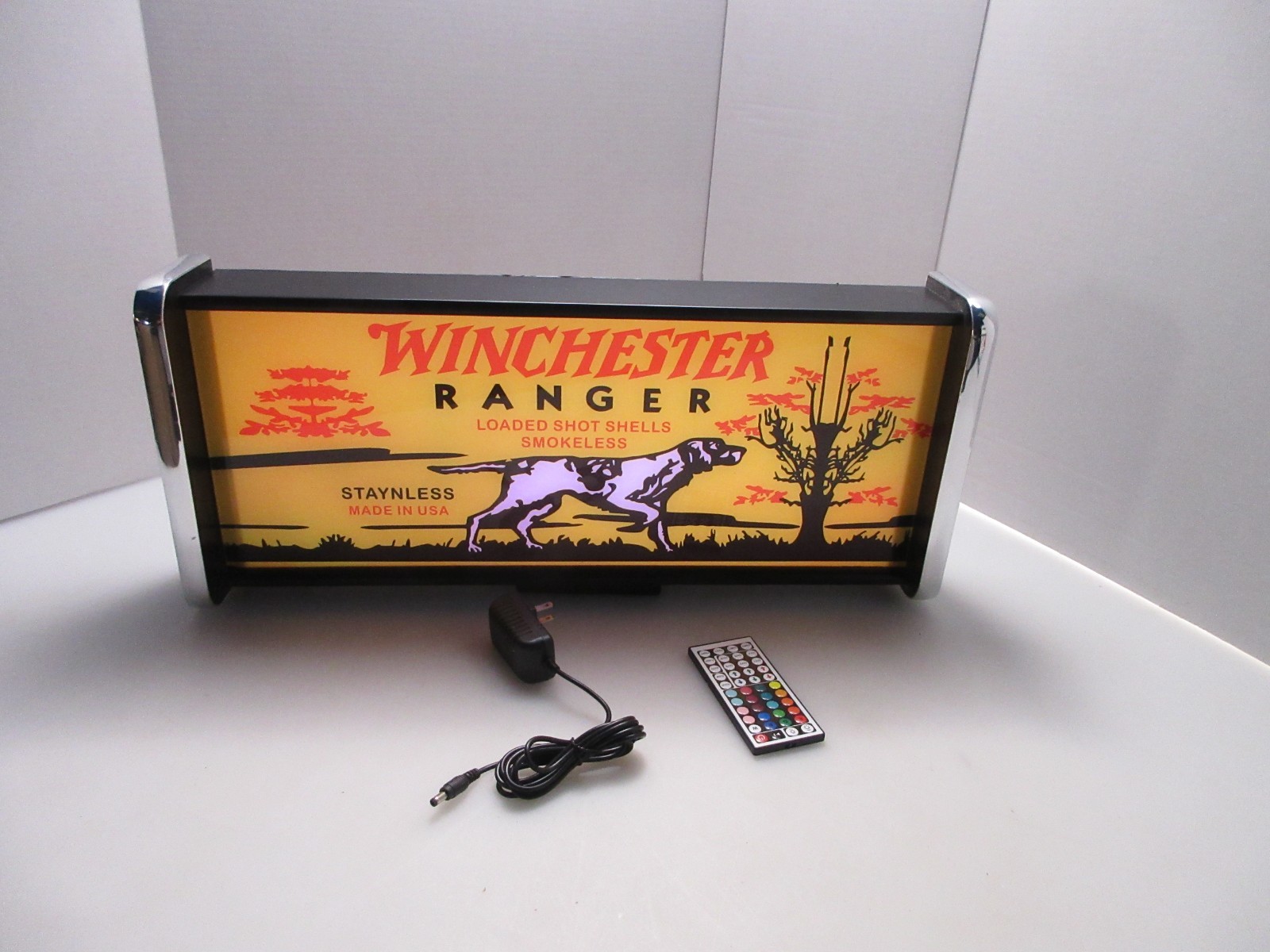Winchester Ranger LED Display lighted sign lightbox Wall hanging Light