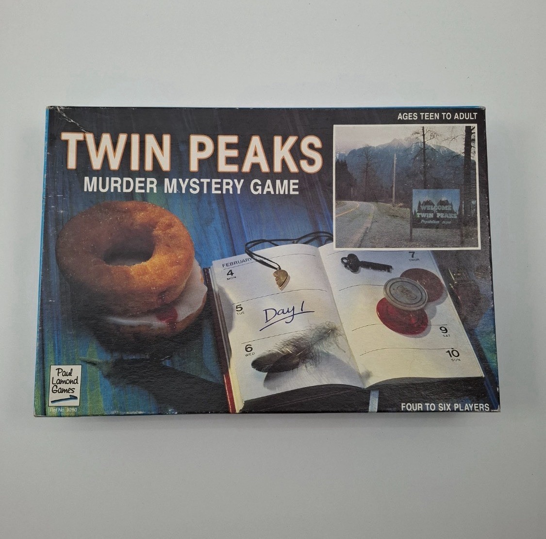 Twin Peaks David Lynch RARE Murder Mystery Board Game Paul Lamond Games 1991 