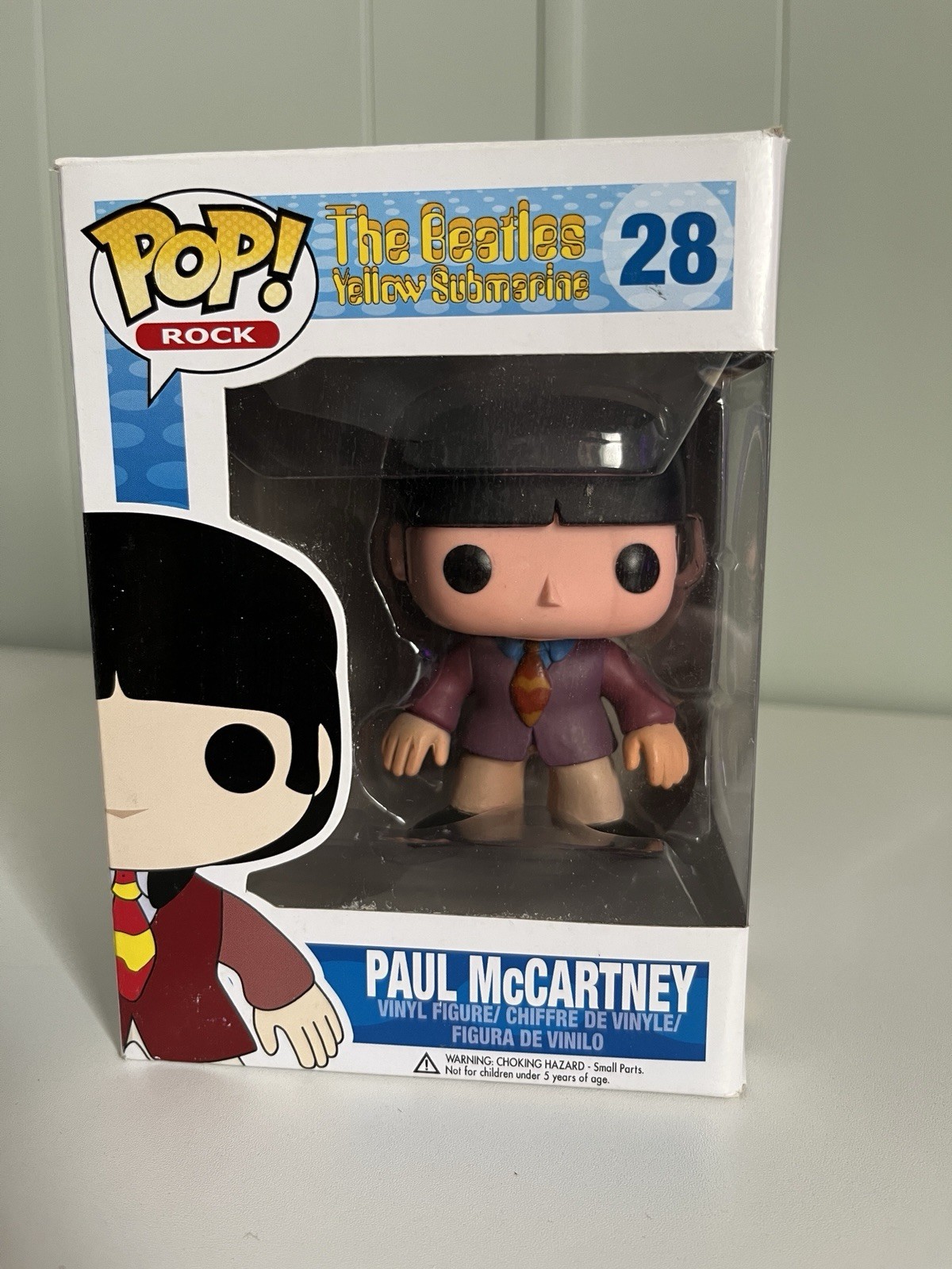 Funko Pop Rock The Beatles Yellow Submarine 28 Paul McCartney NOT MINT