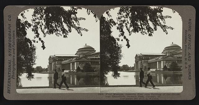 Photo:Chicago Illinois 1907 Field Museum Columbian Exposition Jackson Park