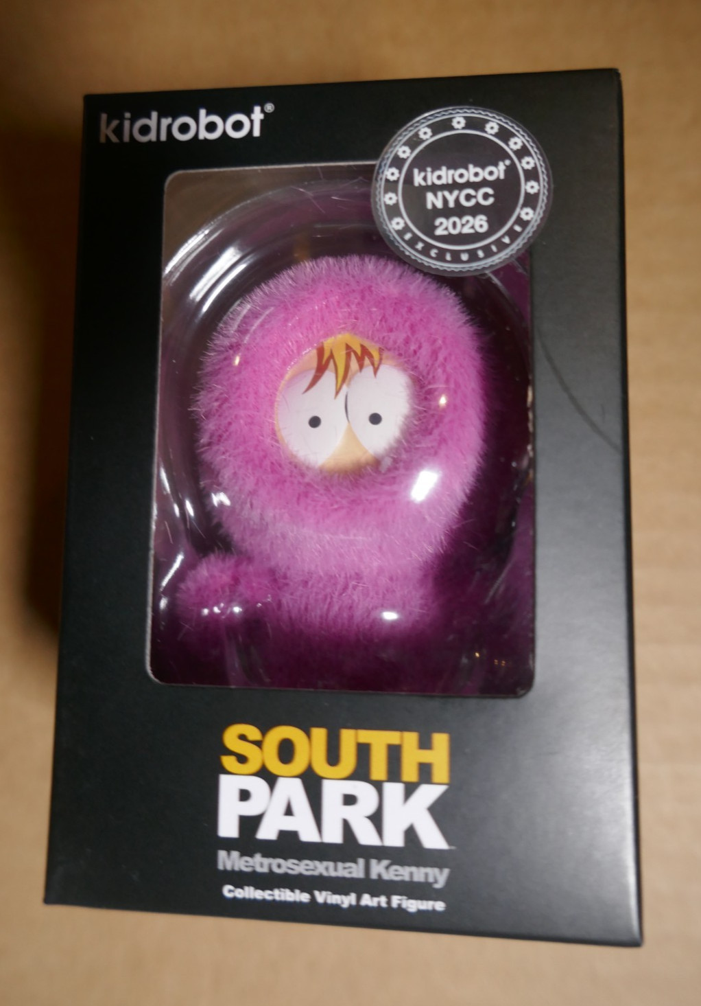 Kidrobot SOUTH PARK 2026 NYCC METROSEXUAL KENNY VINY FIGURE EXCLUSIVE