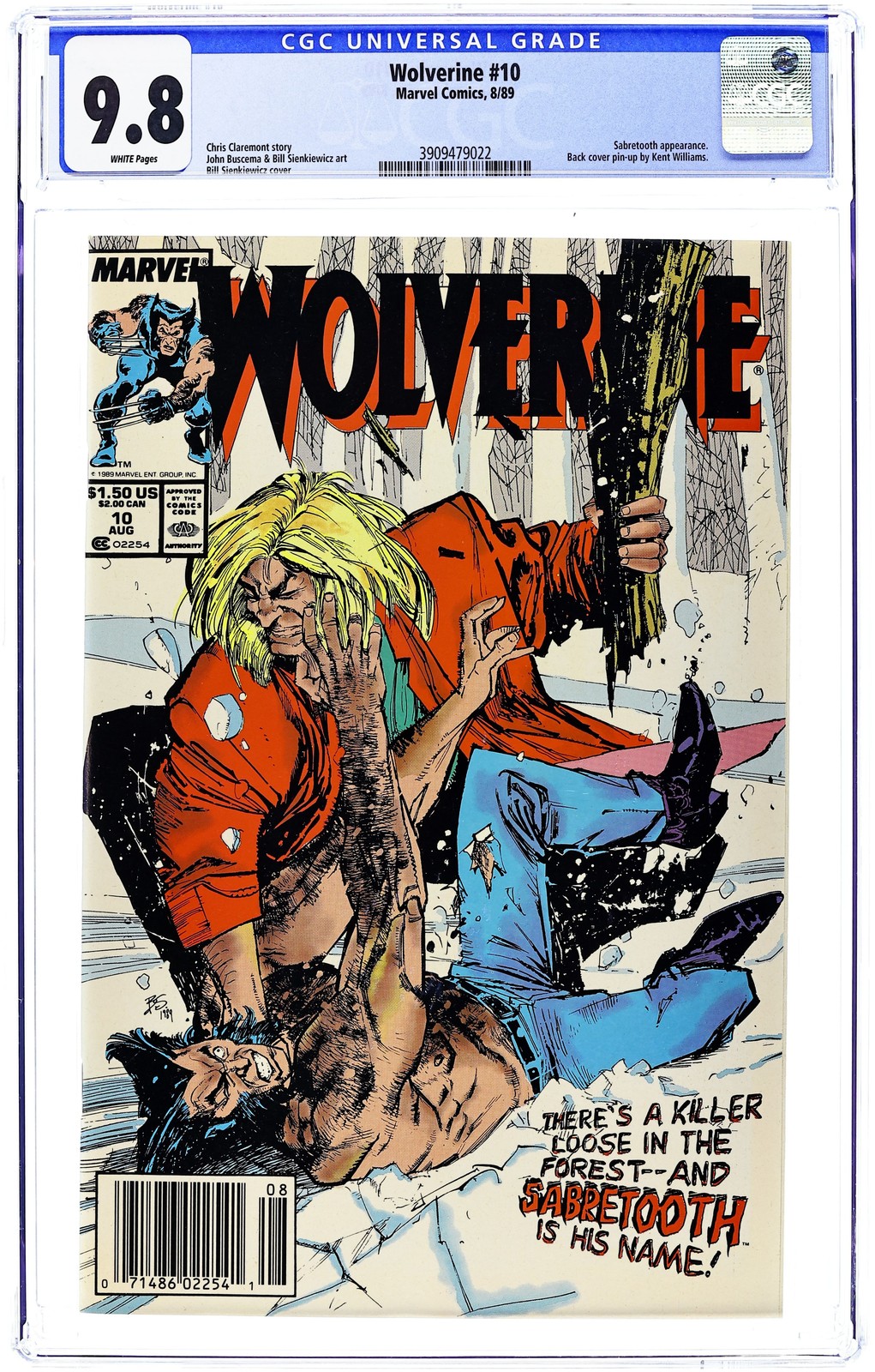 Wolverine #10N CGC 9.8 1989 3909479022
