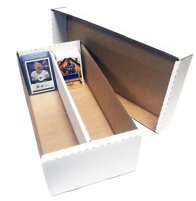 Lot of 10 Max Protection 2-Row Baseball Card Shoe Storage Boxes 1600 count box