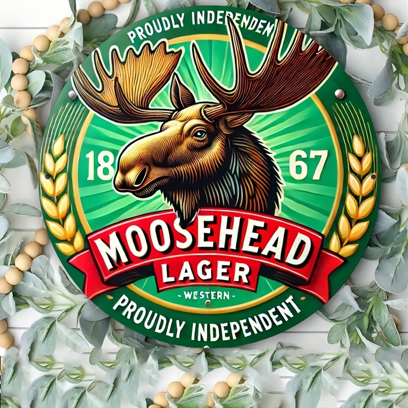 Vintage Moosehead Beer Sign - 8